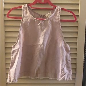 Aritzia - Wilfred- Lilac linen tank